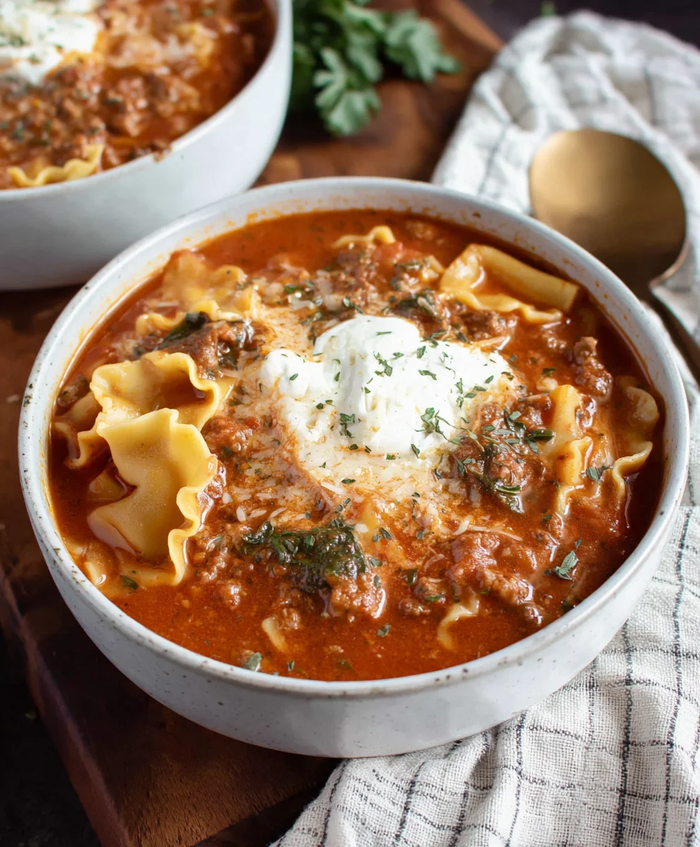 Gluten Free Lasagna Soup Dairy Free Delicious