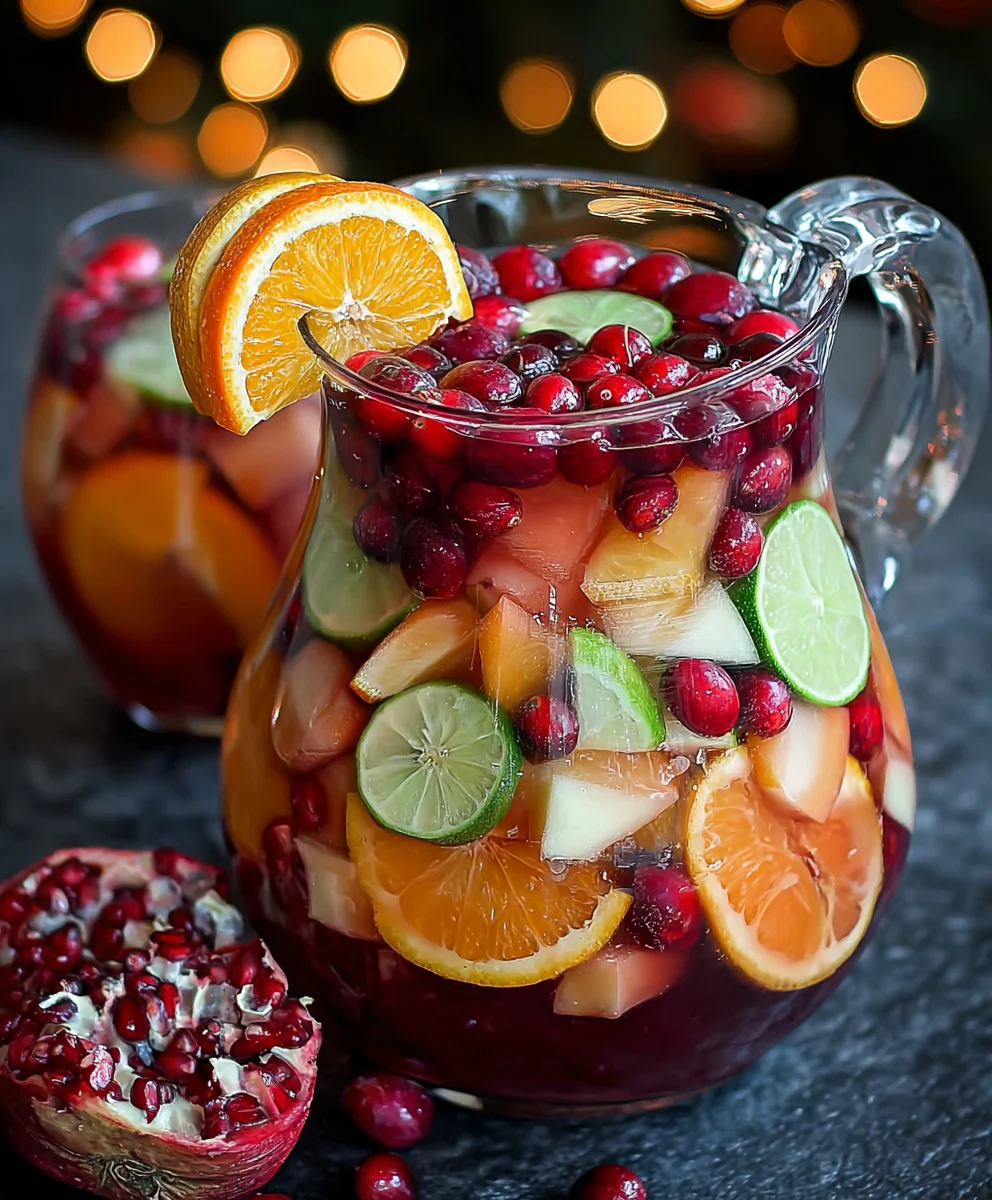 Festive Non-Non-Non-Alcoholic Alternativeic Sangria - Holiday Cheer Recipe 1 Festive Non-Non-Non-Alcoholic Alternativeic Sangria - Holiday Cheer Recipe