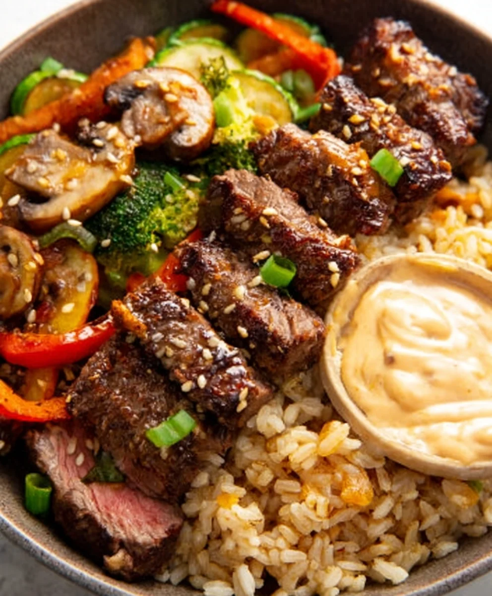 Hibachi Steak Bowl Recipe - Delicious Homecooked Flavor 2 Hibachi Steak Bowl Recipe - Delicious Homecooked Flavor
