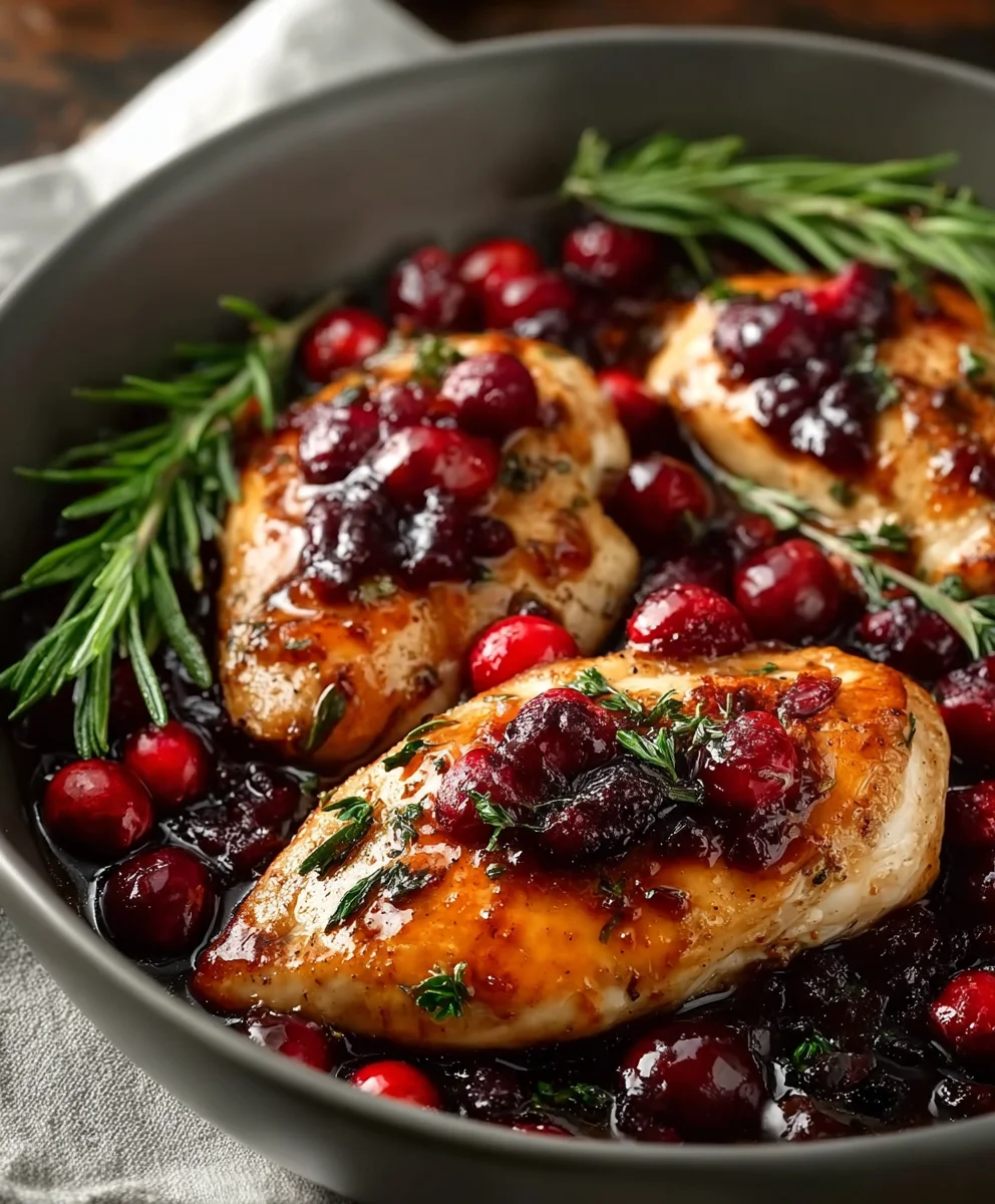 Cranberry Orange Chicken - Easy & Delicious Dinner 2 Cranberry Orange Chicken - Easy & Delicious Dinner