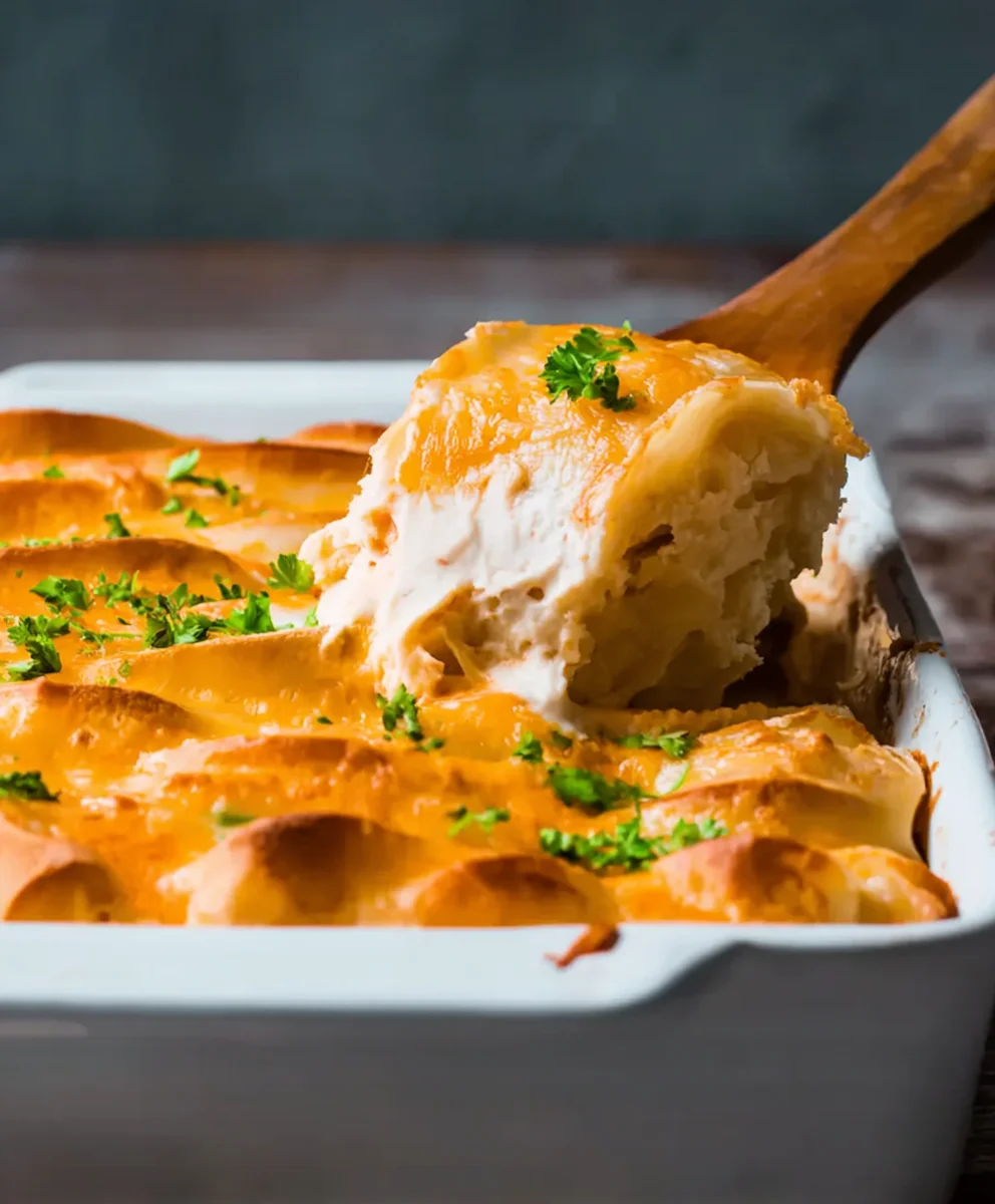 Simply Sour Cream Chicken Enchiladas: Creamy, Comforting, and Crowd-Pleasing 2 Easy Fatat Food - Delicious Flavorful Recipe